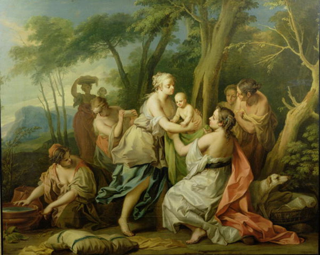 Detail of The Finding of Oedipus by French School