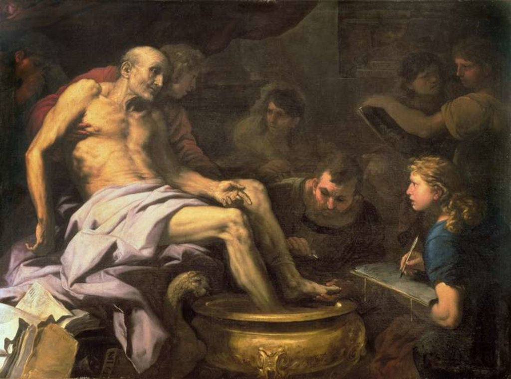 Detail of The Death of Seneca by Luca Giordano