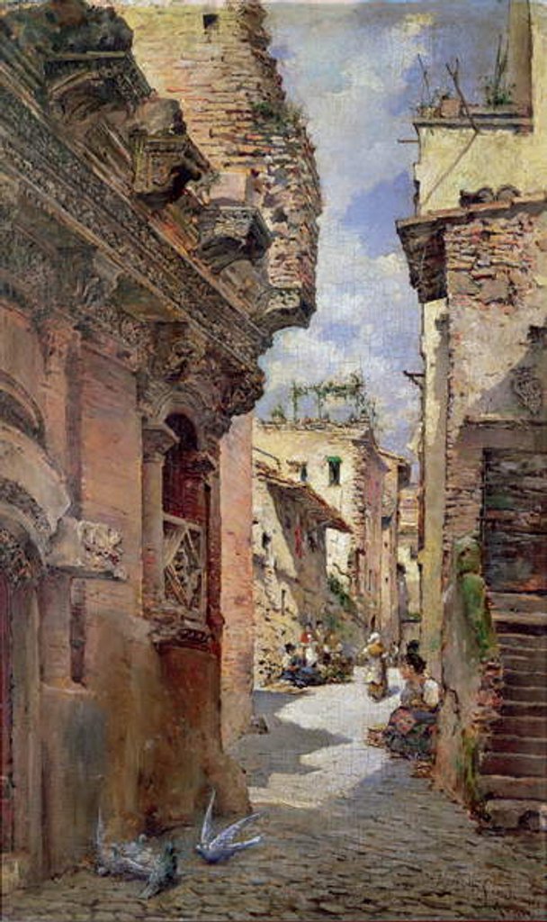 Detail of Italian Backstreet by Arcadi Mas i Fondevila