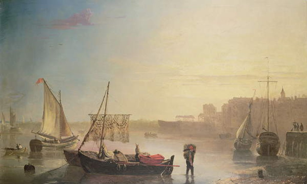 Detail of View on the Thames by James M. Burnet