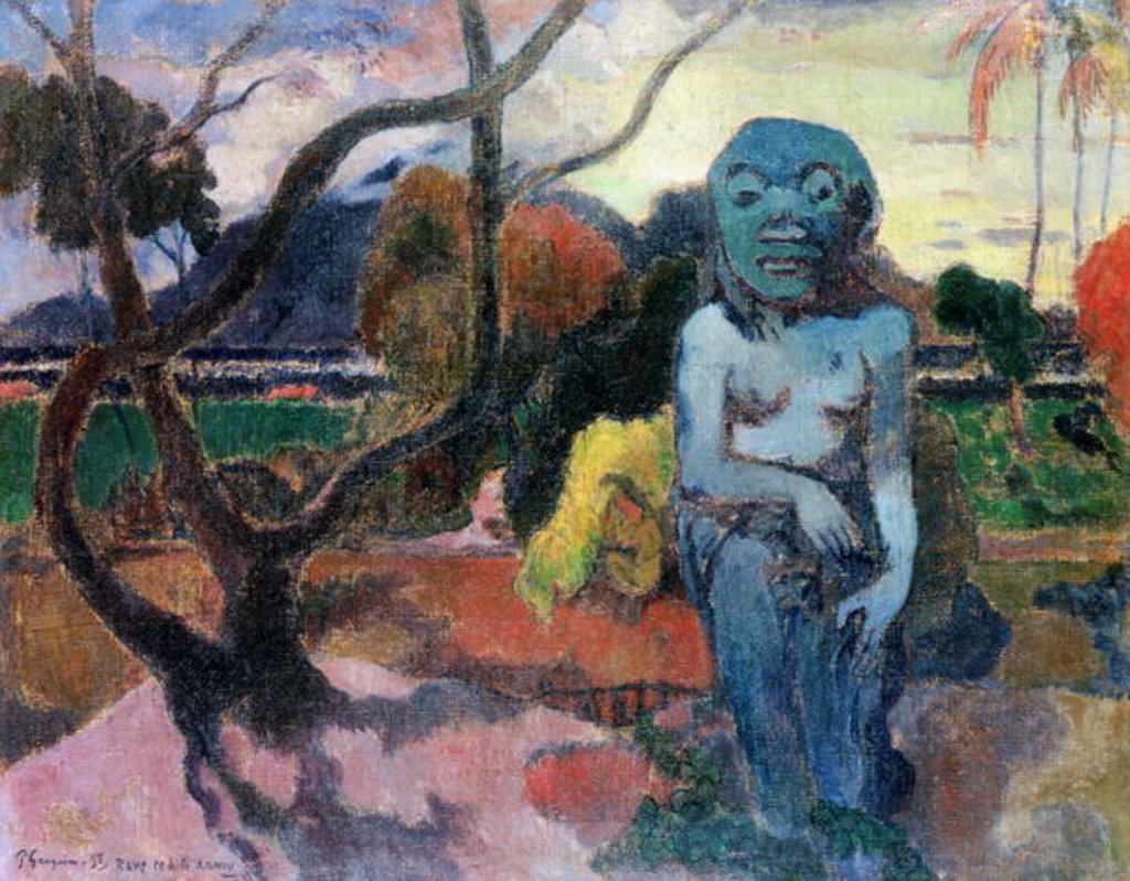 Detail of Idol, 1898 by Paul Gauguin