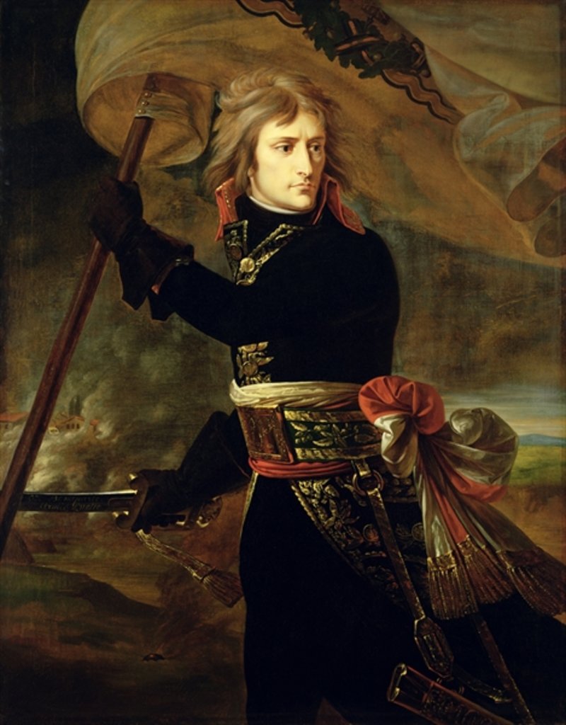 Detail of Napoleon I on the Bridge of Arcole, 19th century by Baron Antoine Jean Gros