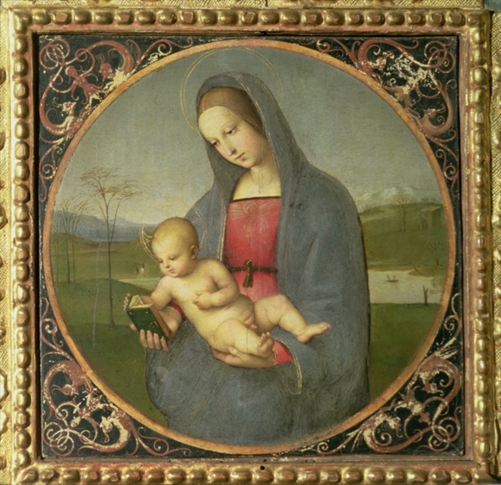 Detail of The Madonna Conestabile, 1502/03 by Raphael