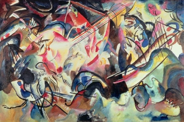 Detail of Composition No. 6, 1913 by Wassily Kandinsky