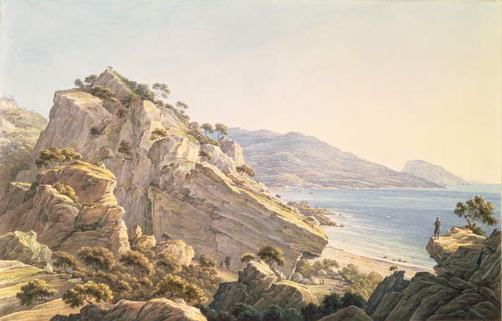 Detail of View of the Crimean coast near Oreanda, 1834 by Nikanor Grigor'evich Chernetsov