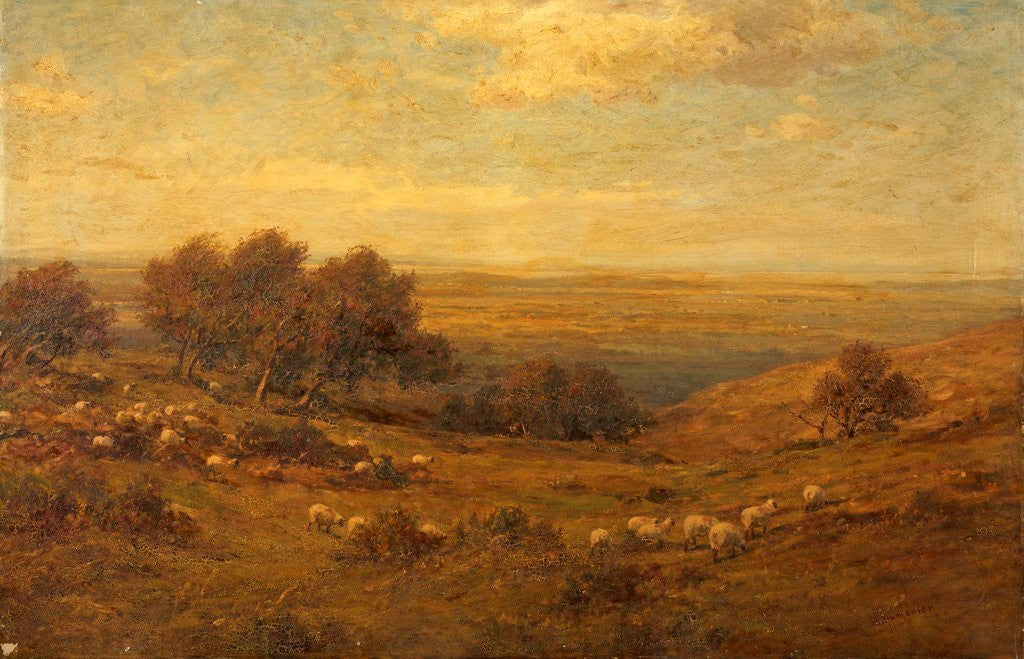 Detail of Barrow Down by James Aumonier