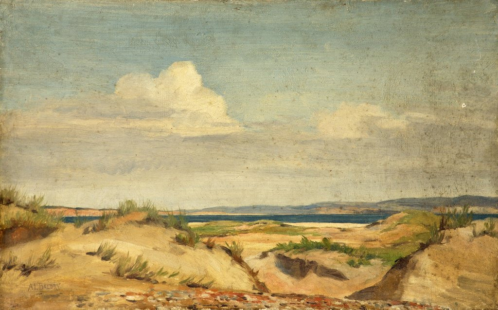 Detail of Christchurch Bay 1886 by Alfred Lys Baldry
