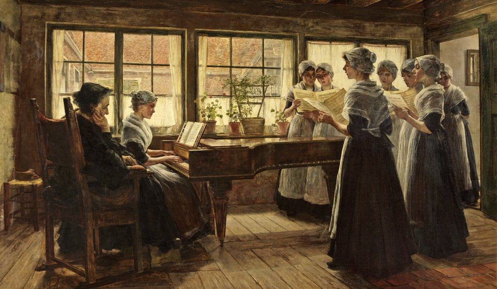 Detail of Luther's Hymn; 'Ein' Feste Burg ist unser Gott' [A Safe Stronghold Our God is Still] by Professor Walther  Firle