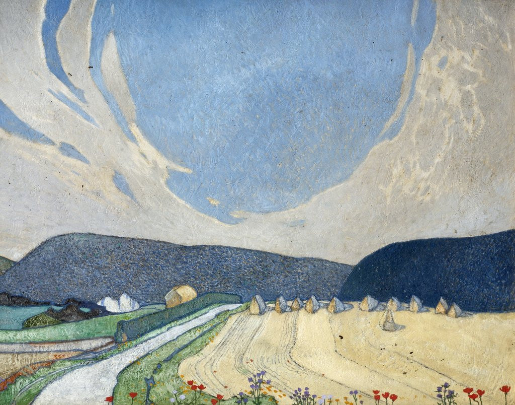 Detail of The South Downs near Eastbourne by Edward Reginald Frampton