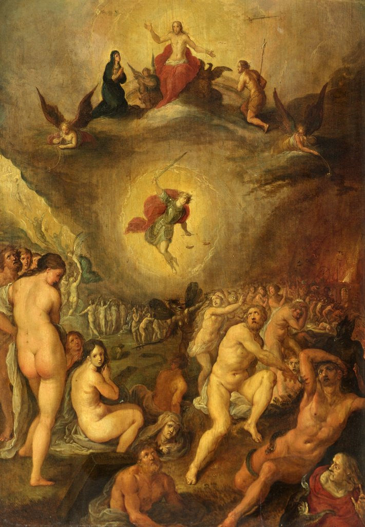 Detail of The Last Judgement by Frans Francken the Younger