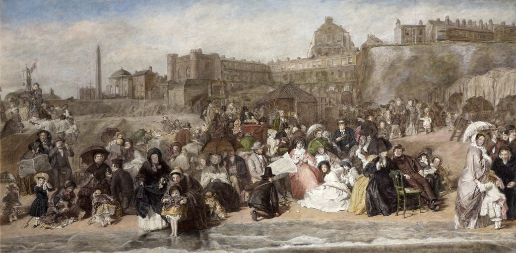 Detail of Ramsgate Sands by William Powell Frith