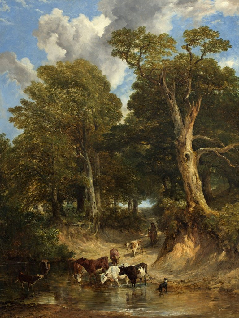 Detail of Oak Tree Ford by Frederick Richard Lee