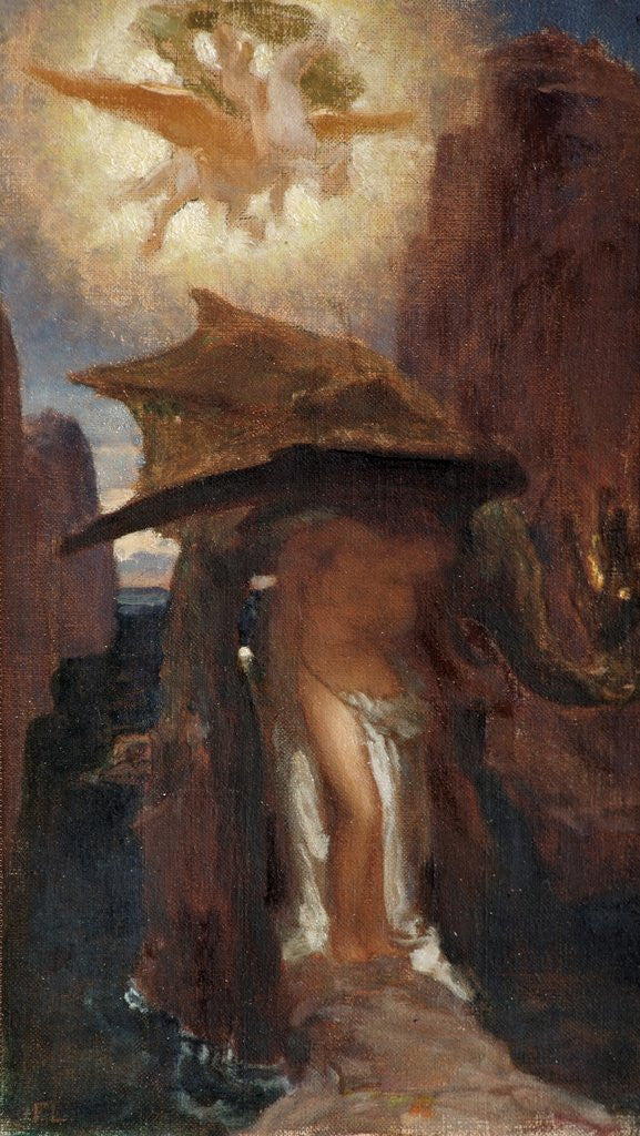 Detail of Perseus and Andromeda, a Study by 1st Baron Leighton of Stretton Frederick Leighton