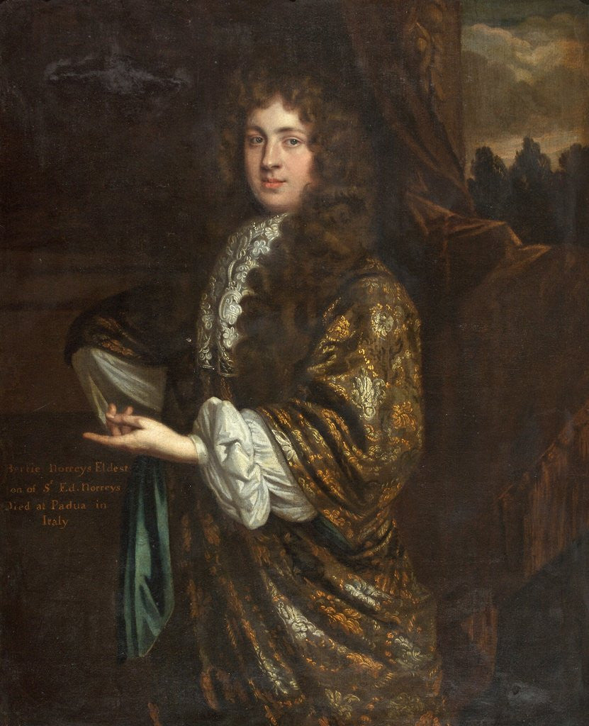 Detail of Bertie Norreys eldest son of Sir Edward Norreys died at Padua, Italy by Sir Peter Lely