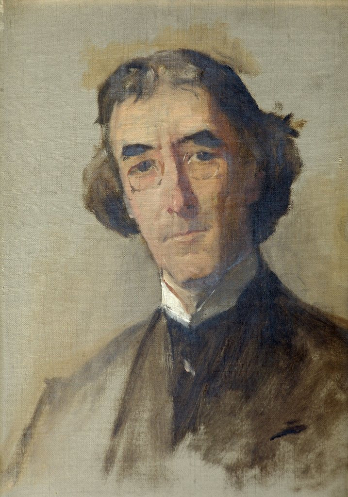 Detail of Sir Henry Irving, Study for his Jubilee Picture by William Ewart Lockart