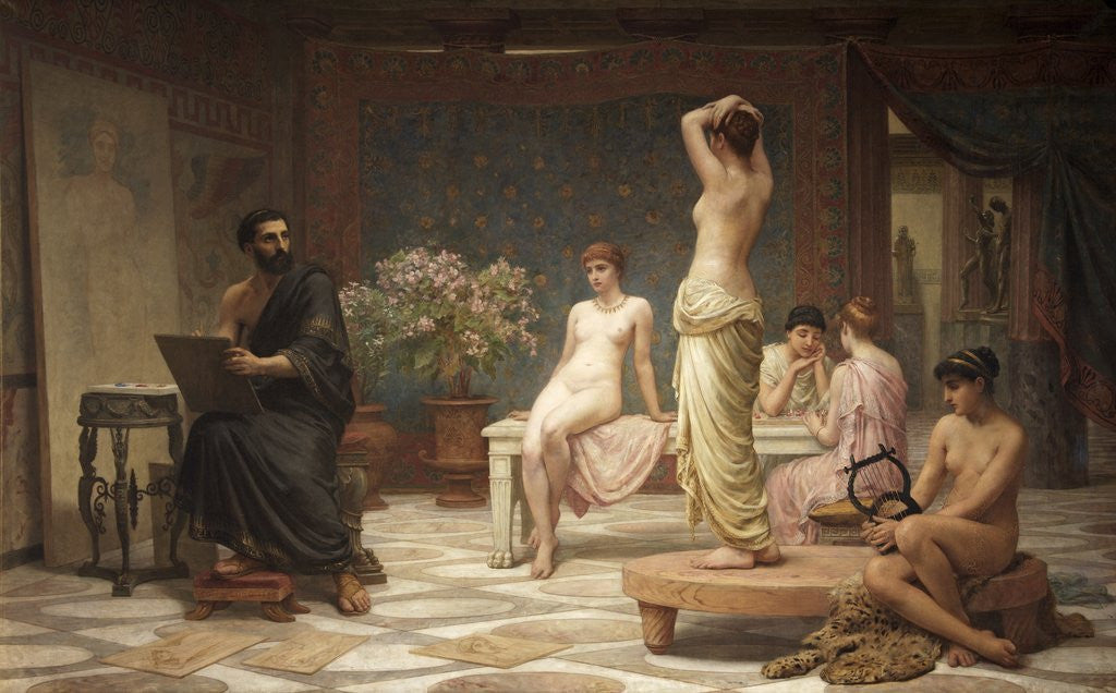 Detail of The Chosen Five by Edwin Longsden Long