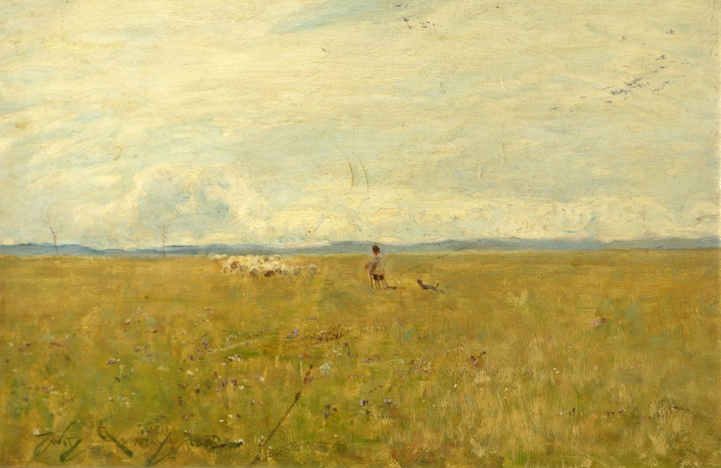 Detail of Glen Sannox, Isle of Arran by Sir David Murray