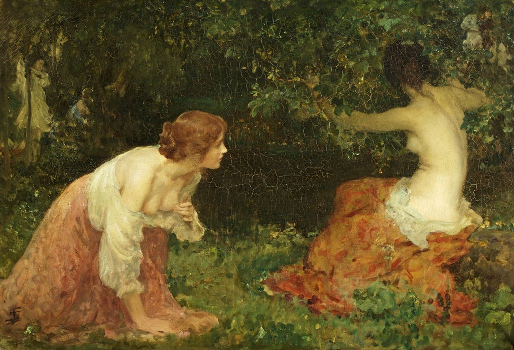 Detail of The Bathers Alarmed by Solomon Joseph Solomon