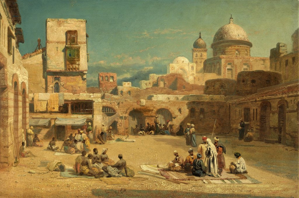 Detail of The Slave Market by William J. Webbe