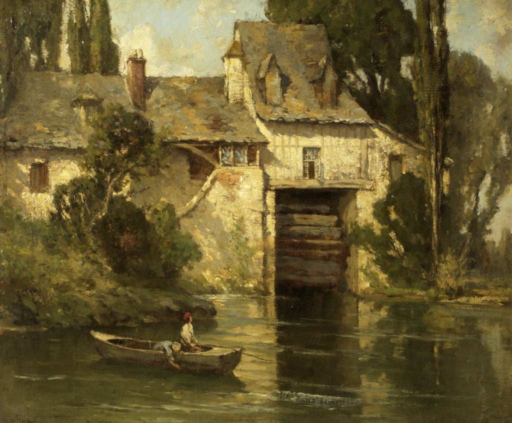 Detail of The Mill of Muids by Alfred Withers