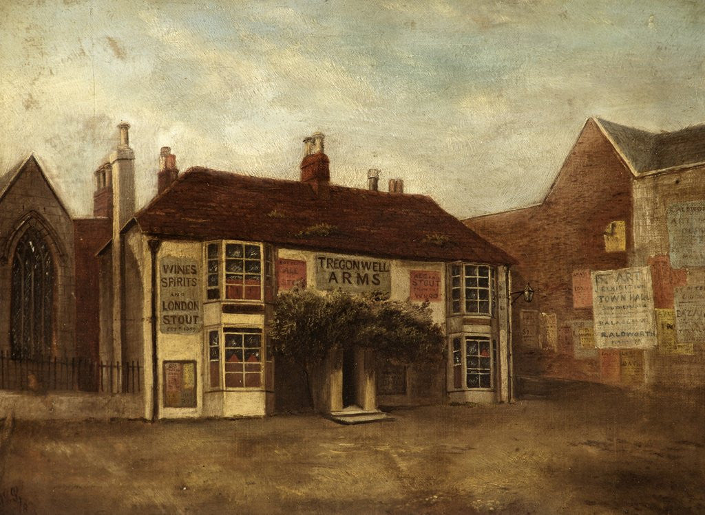 Detail of Tregonwell Arms by W. S.