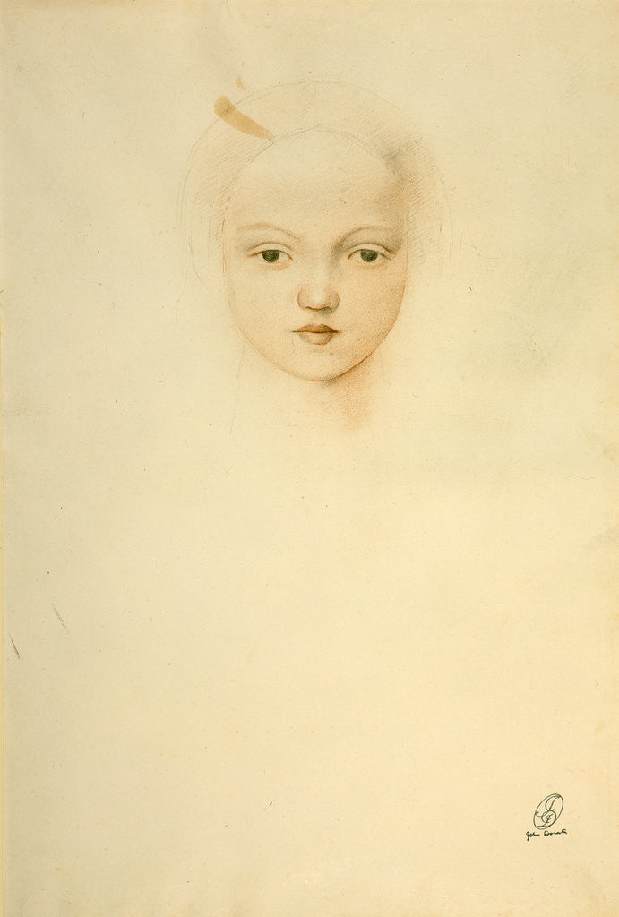 Detail of Nora Russell, A Study by John Downton