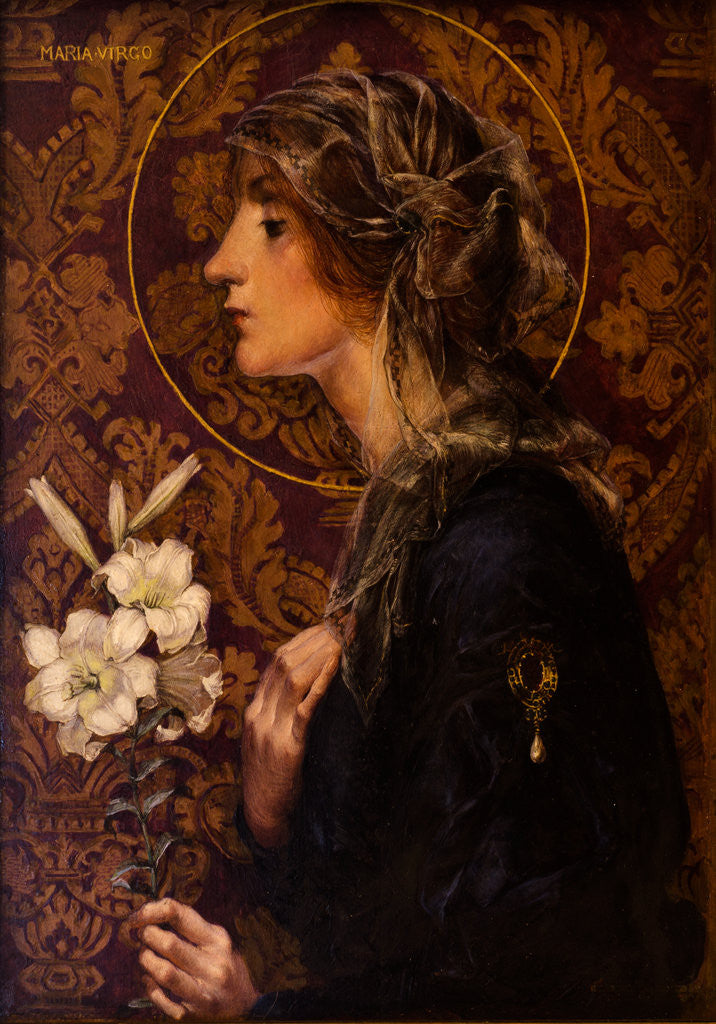 Detail of Maria Virgo by May Cooksey