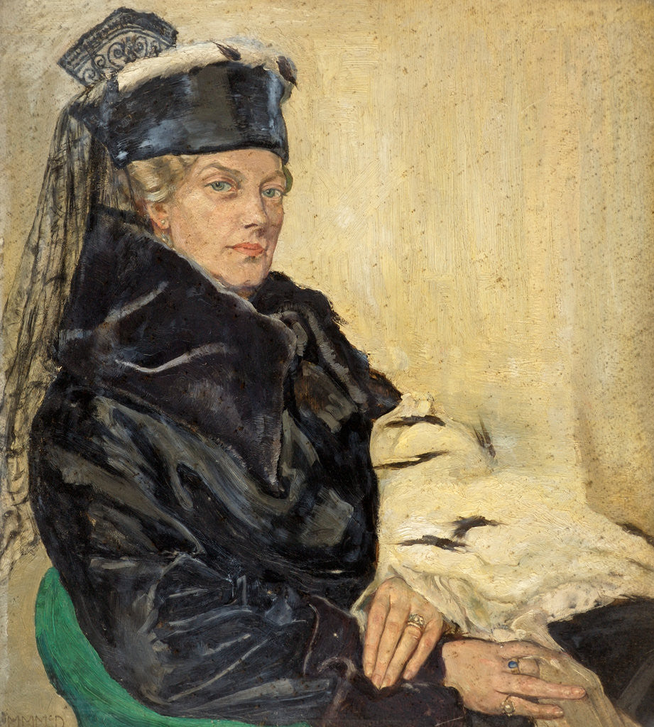 Detail of Mrs St. George Rich by Madeline M. McDonald