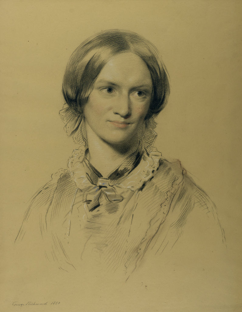 Detail of Charlotte Bronte by George Richmond