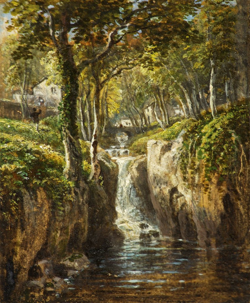 Detail of Lower Cascade, Rydal Peak by James Baker Pyne