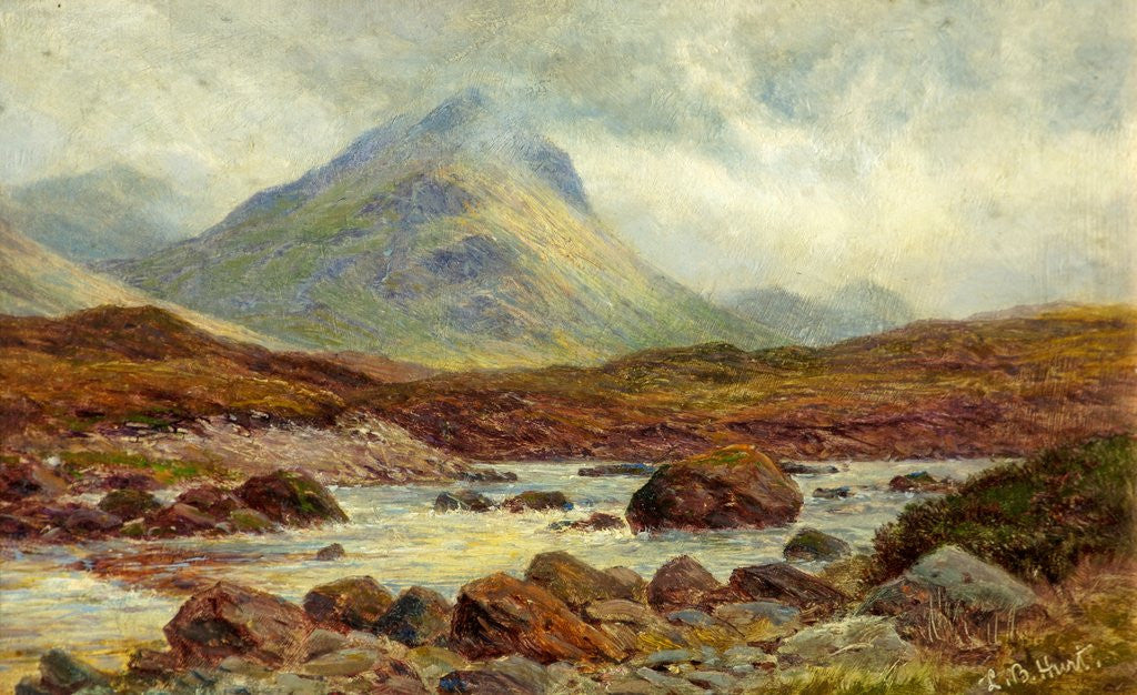 Detail of Marscow, Glen Strachen, Skye by Louis Bosworth Hurt