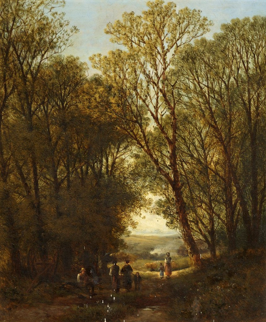 Detail of Lane near Enford Wilts by William Pitt