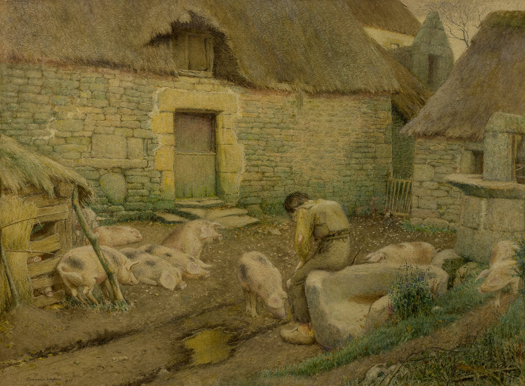 Detail of The Prodigal Son by Sydney Curnow Vosper