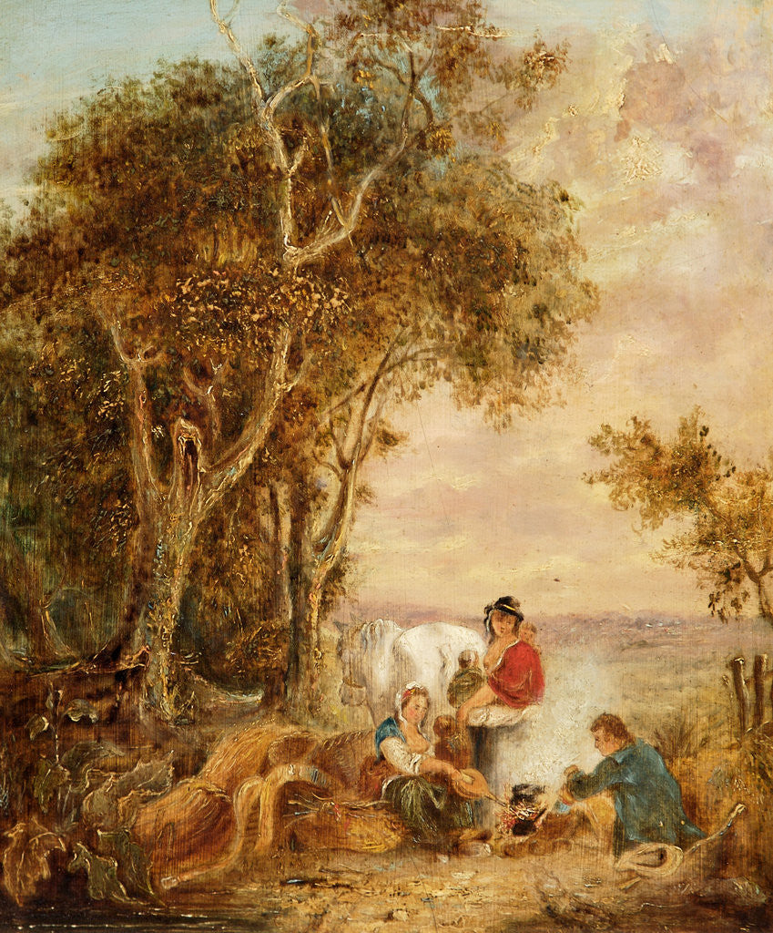 Detail of The Encampment by John Haynes-Williams