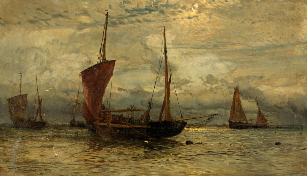 Detail of Ave Maria by William Lionel Wyllie