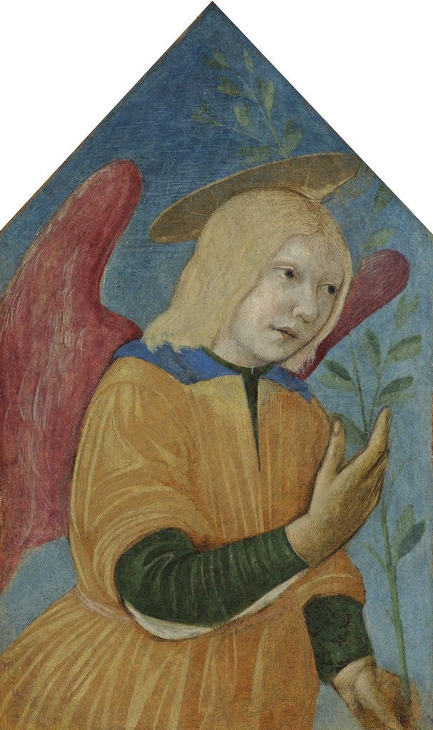 Detail of Angel of the Annunciation by Giacomo Pacchiarotti
