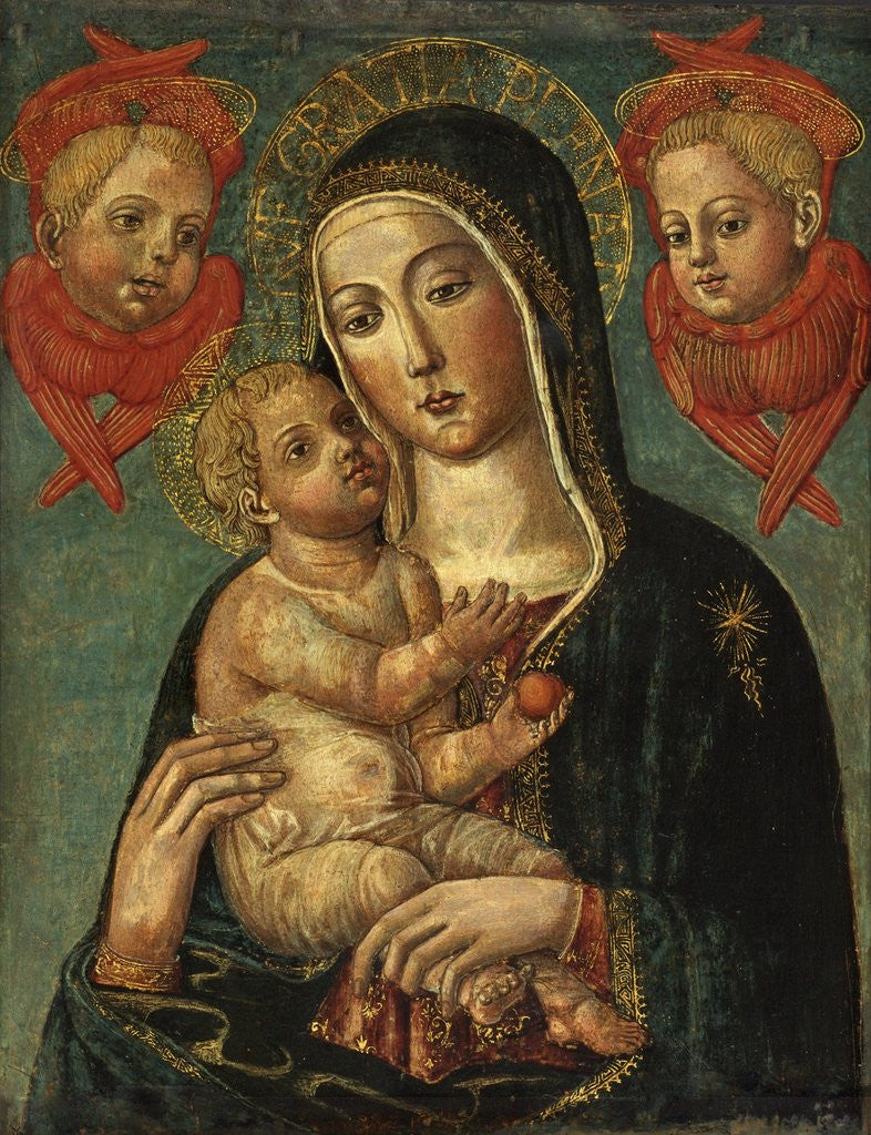 Detail of Virgin and Child by Matteo di Giovanni