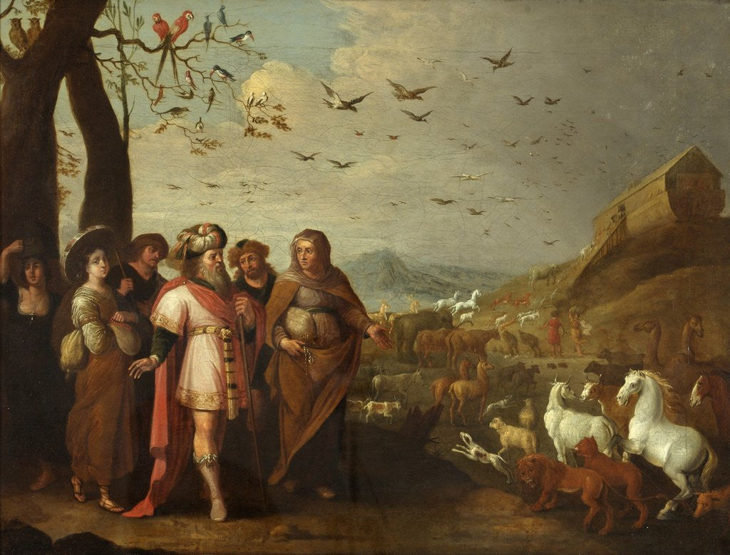Detail of Noah and the Ark by Jan van Balen