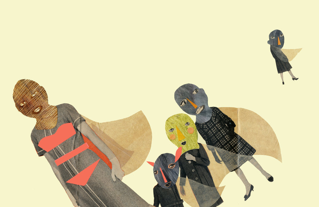 Detail of Animal Cops by Ana Botezatu