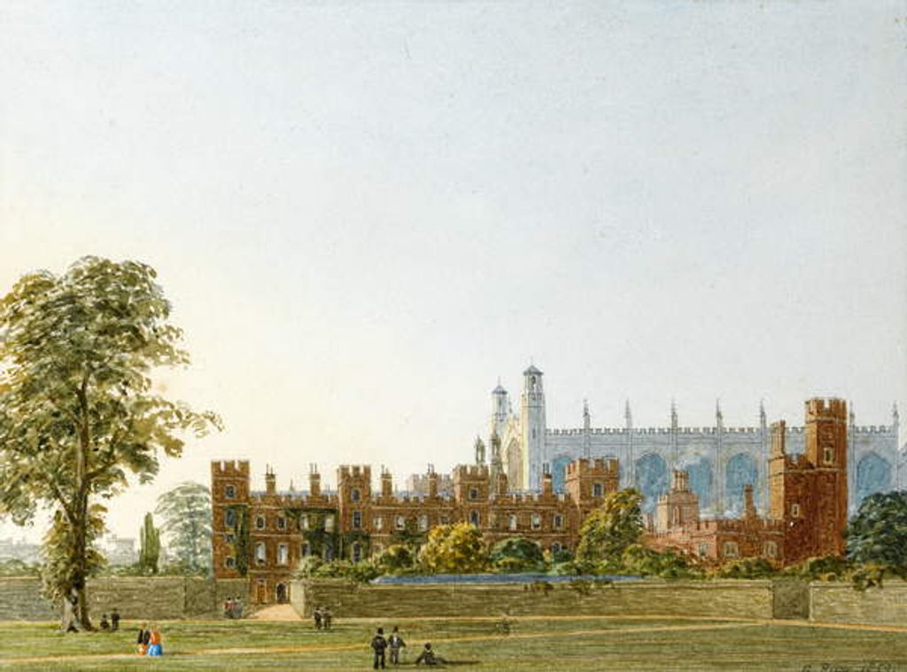Detail of Eton College, 1859 by George Pyne
