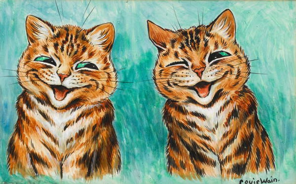 Detail of Reconciliation by Louis Wain