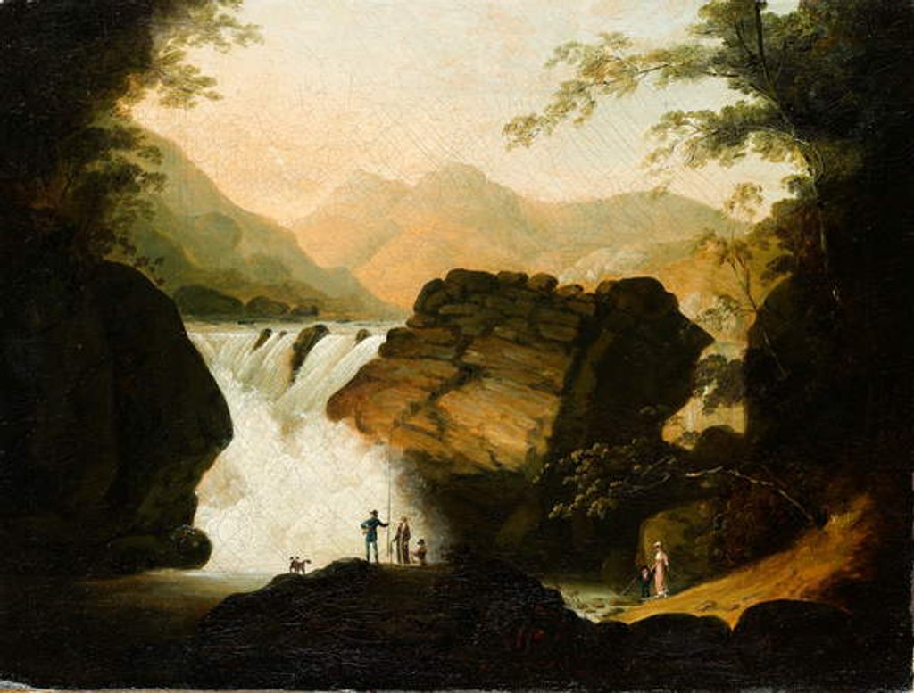 Detail of By the Falls, 1805 by Frederick F. Fielding
