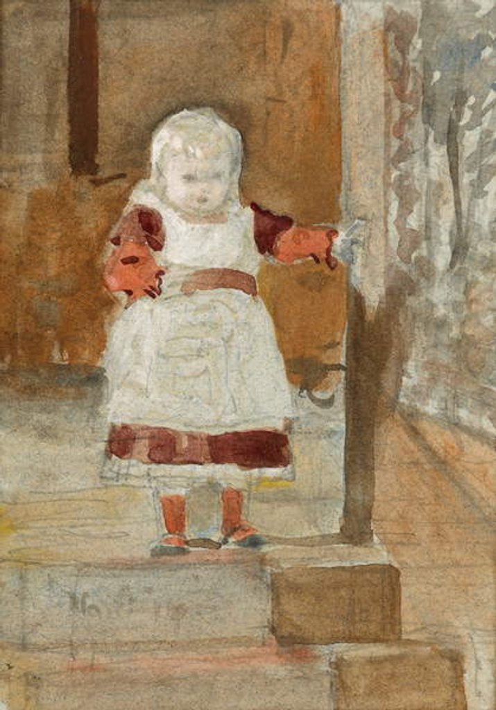 Detail of Study for a Portrait of Frederica, c.1878 by Frederick Goodall