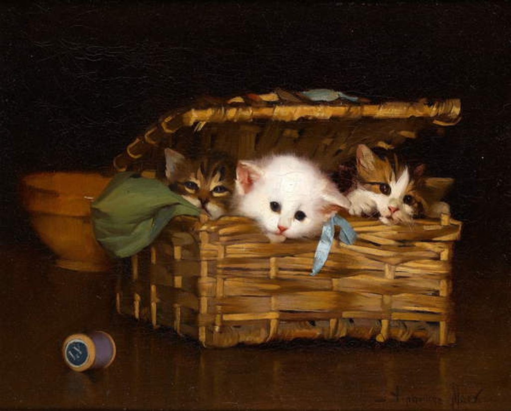 Detail of Here Comes Trouble!, c.1900 by Alphonse Marx