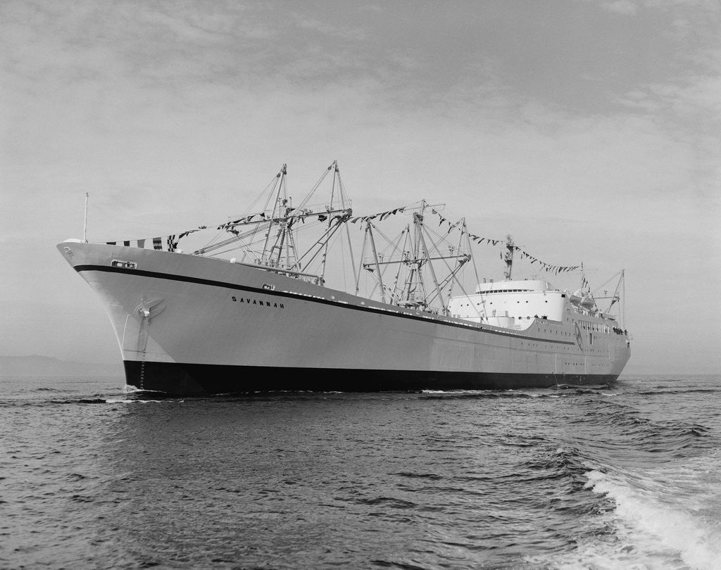 Detail of Cargo Ship Savannah by Anonymous