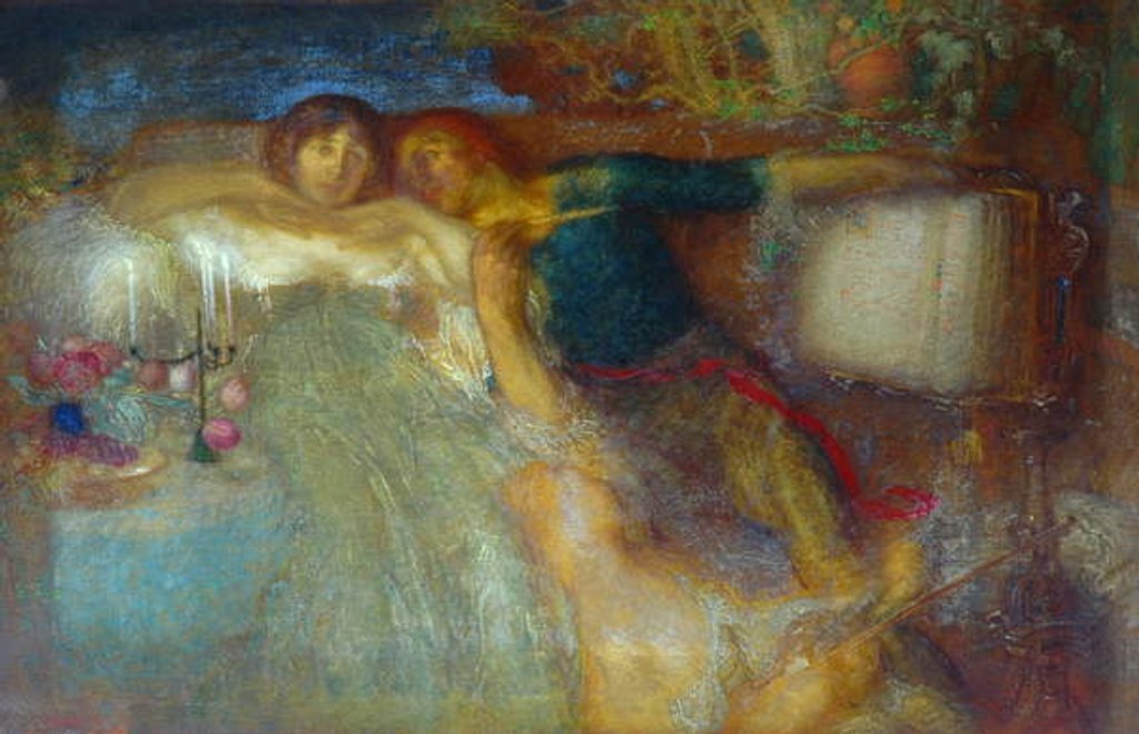 Detail of A Love Lyric by William Shackleton