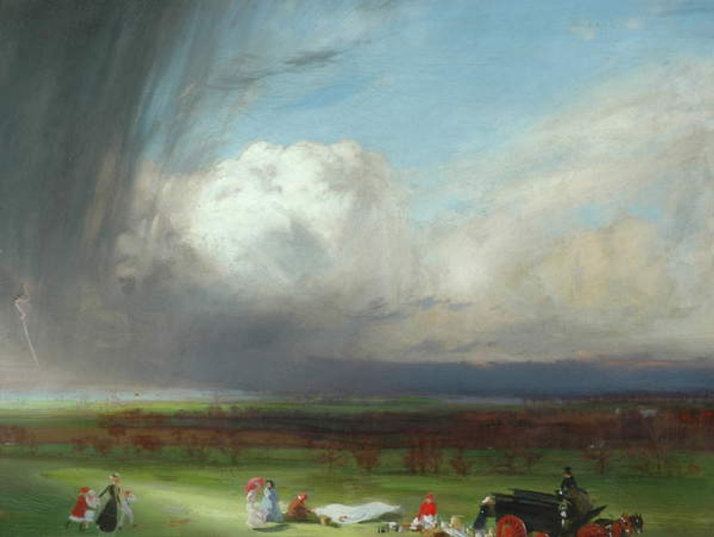 Detail of An Interrupted Picnic, 1901 by Charles Sims