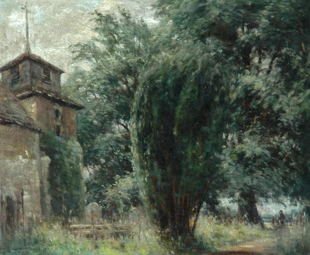 Detail of The Churchyard by David Muirhead
