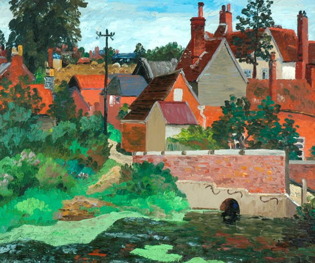 Detail of Polstead, Suffolk, c.1933 by Cedric Morris