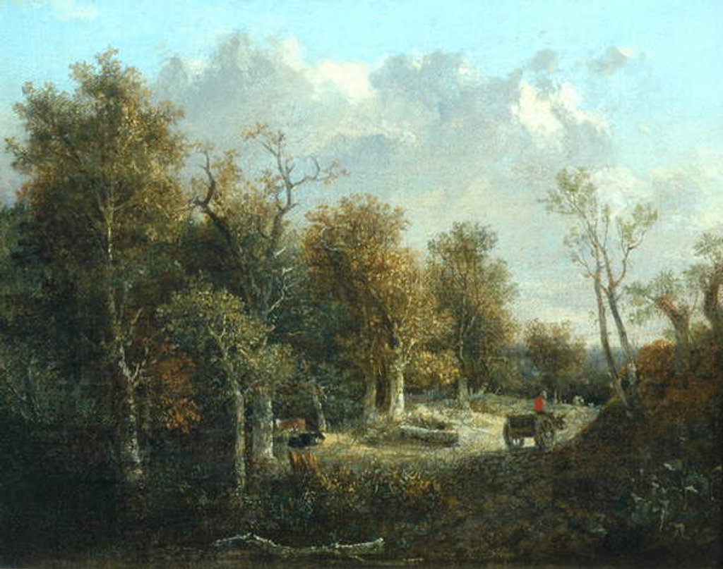 Detail of The Edge of the Forest by John Crome